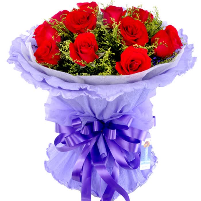 情人节<em>生日</em>礼物<em>送女友</em> 鲜花速递 11朵红<em>玫瑰</em>花