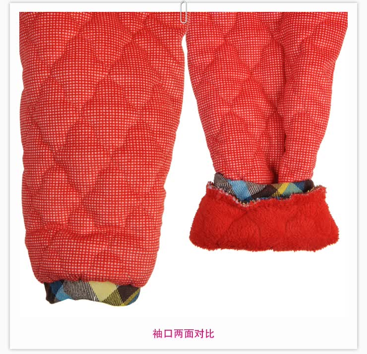 靓梦白玉兰冬季珊瑚绒加厚夹<em>棉袄睡衣女士</em>睡袍