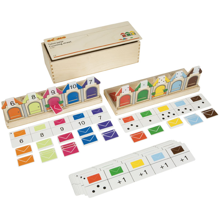 智认识数字对应玩具 趣味数学之小小邮递员 Q