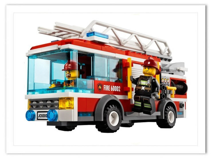 乐高 LEGO 大型消防车 城市系列 L60002 早教