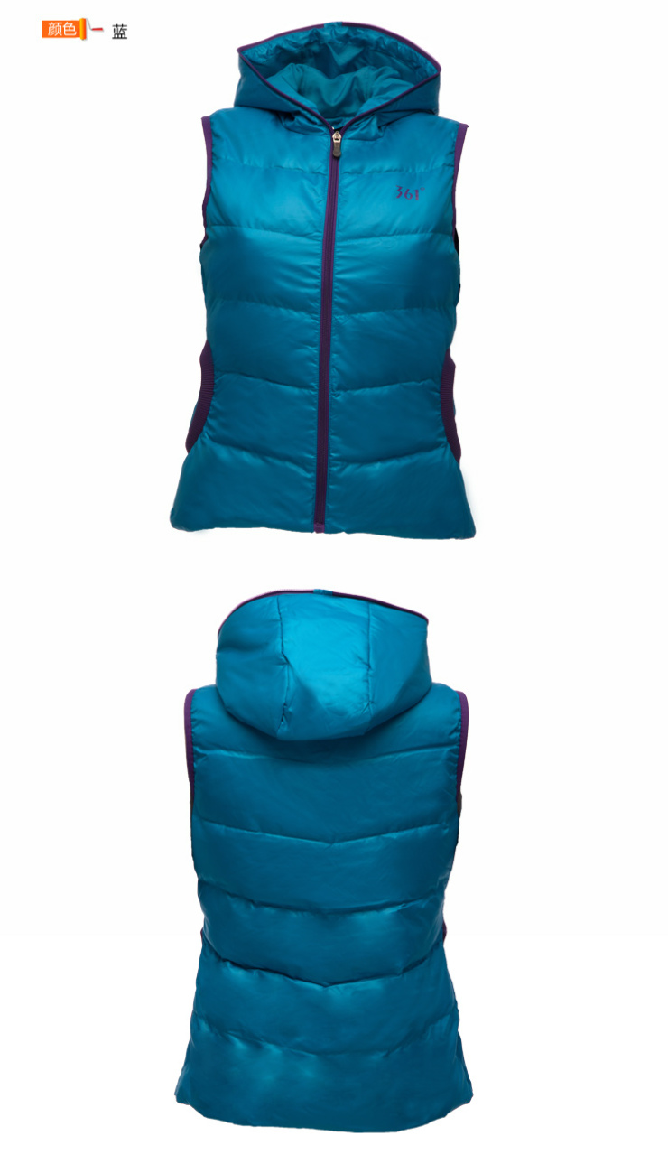 361° 361度 <em>羽绒马甲</em> 女式<em>运动服</em> 长袖 上衣 户