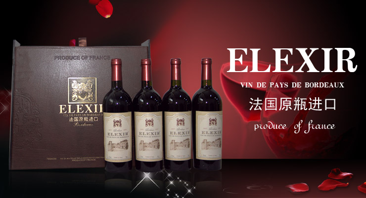 法国原瓶进口艾利克斯A01干红 750ml*4