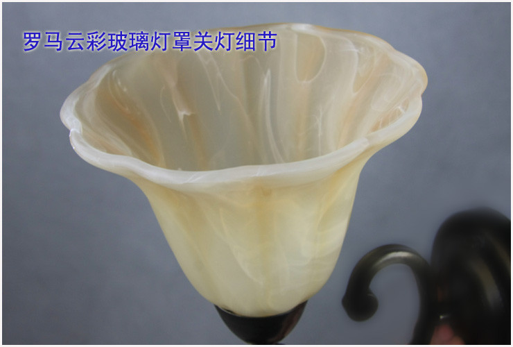 [薇凡] 欧式壁灯 罗马单头壁灯镜前灯床头灯 灯罩可上可下B8041-1