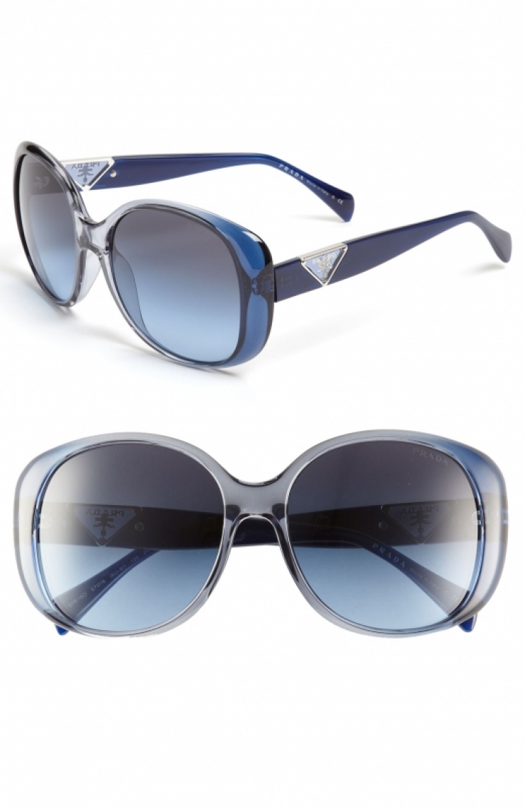 <em>普拉达</em> <em>PRADA 女式太阳镜</em> Royal Blue/ Blue G