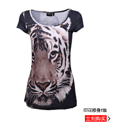 ONLY修身显瘦女士五分牛仔裤E350洗水牛仔蓝