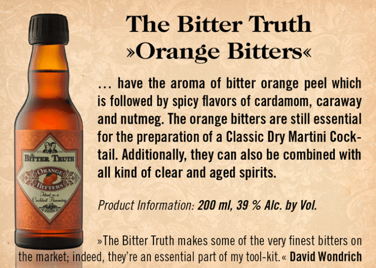the bitter truth orange比特储斯橙味苦味酒