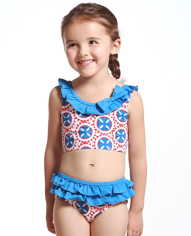 <em>爱慕</em>旗下<em>内衣爱慕</em>儿童三色镜-<em>女孩</em>分身泳衣AK