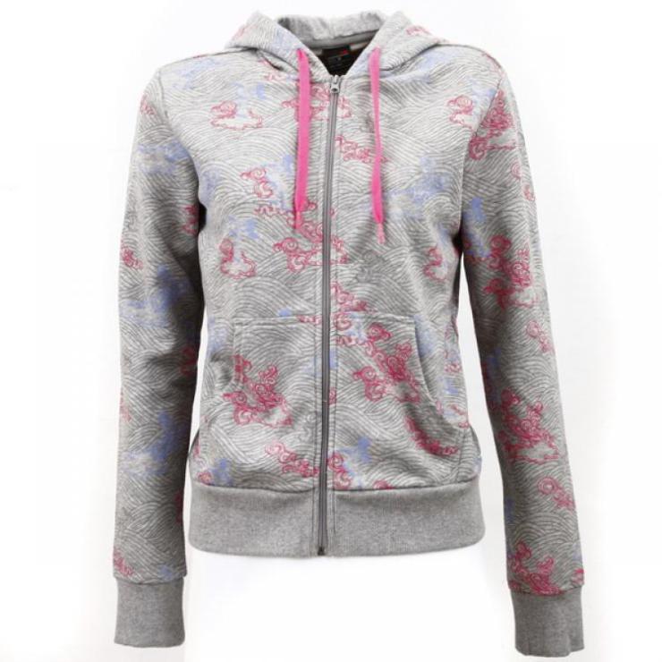 李宁LI-NING<em>女装开衫</em>连帽卫衣-AWDE594-3在