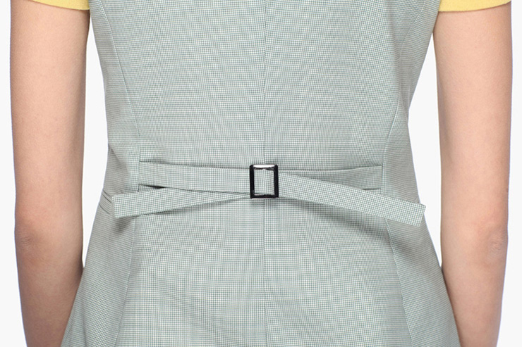 YOUSOKU <em>女修身</em>西装<em>马甲</em>外套长款都市时尚