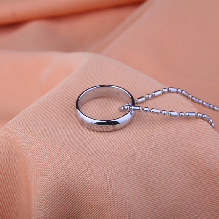 飒雅 SAYA 不磨损 不变色钨金戒指 单身尾戒 男