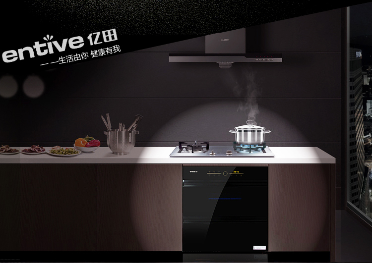 亿田(entive)CX-90E家用消毒碗柜 嵌入式消毒柜