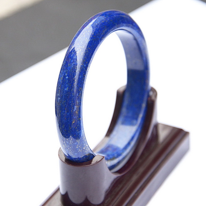 若璞RUO PU 天然阿富汗青金石手镯 57mm女款