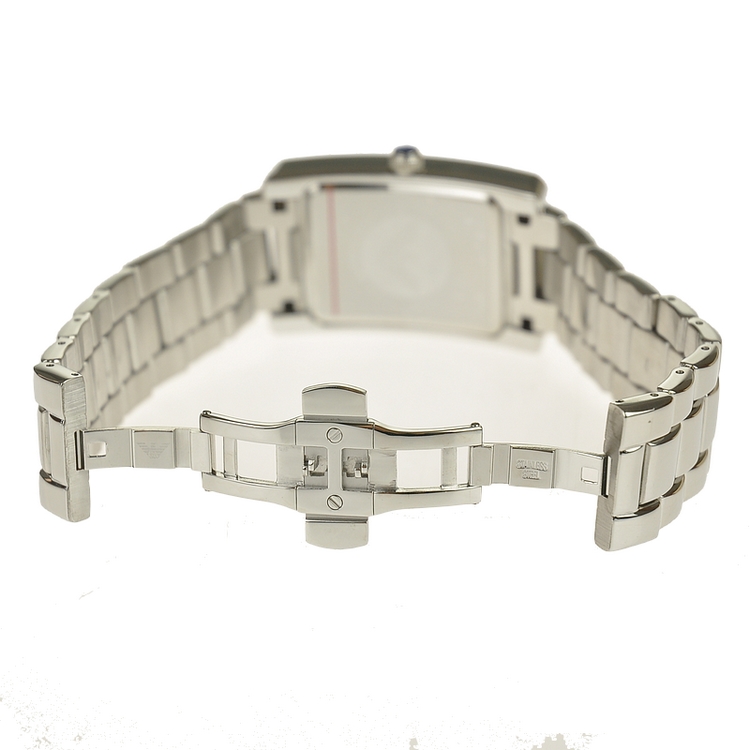 Armani 阿玛尼 经典纯钢石英情侣手表 AR0157