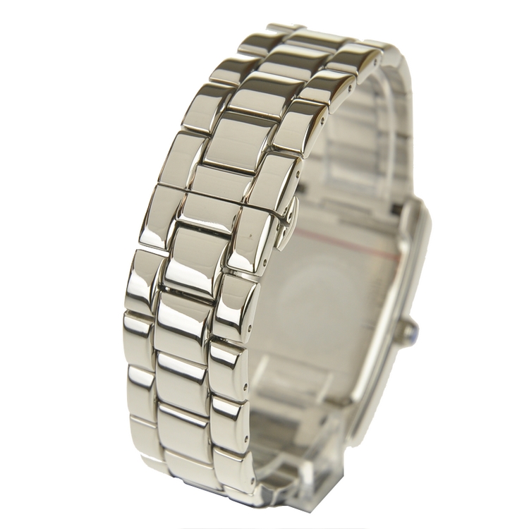 Armani 阿玛尼 经典纯钢石英情侣手表 AR0157