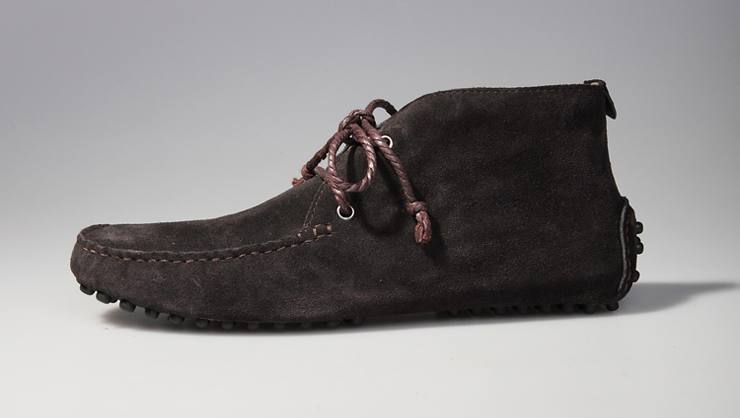 沃德丰磨砂皮绑带男款豆豆鞋短靴 7357在京东