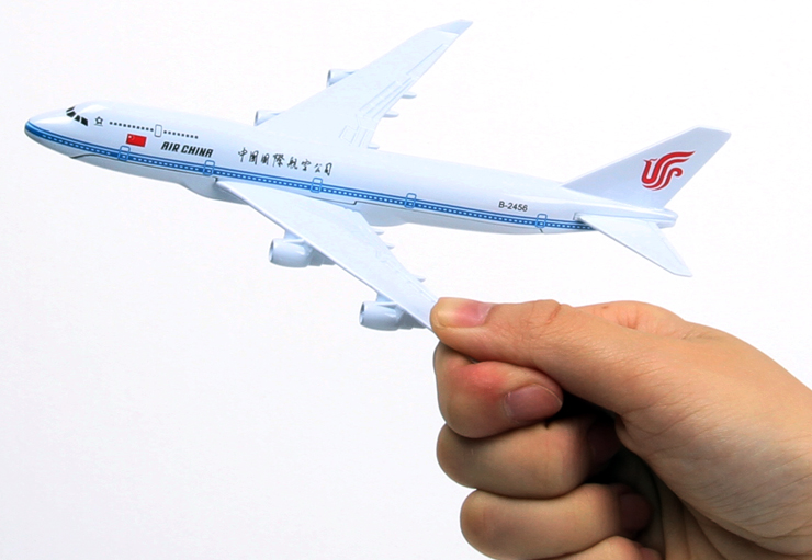 特尔博 16cm中国国际航空客机模型 仿真波音B