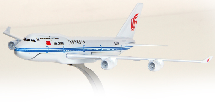 特尔博 16cm中国国际航空客机飞机仿真模型波