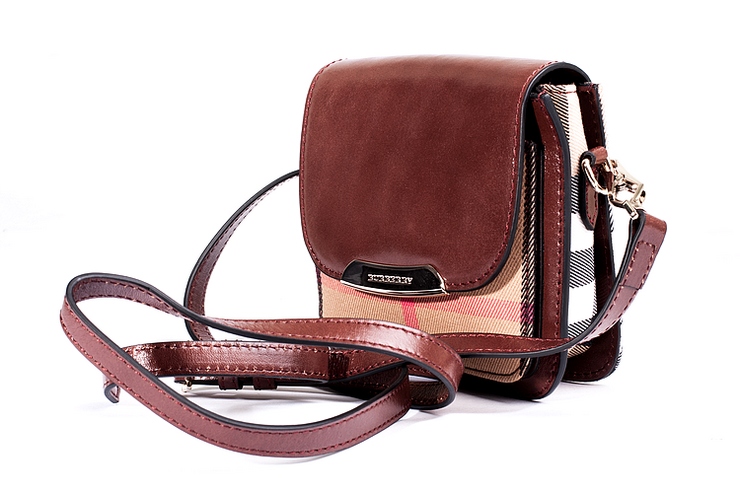 Burberry 巴宝莉小号马勒House Check格子斜背