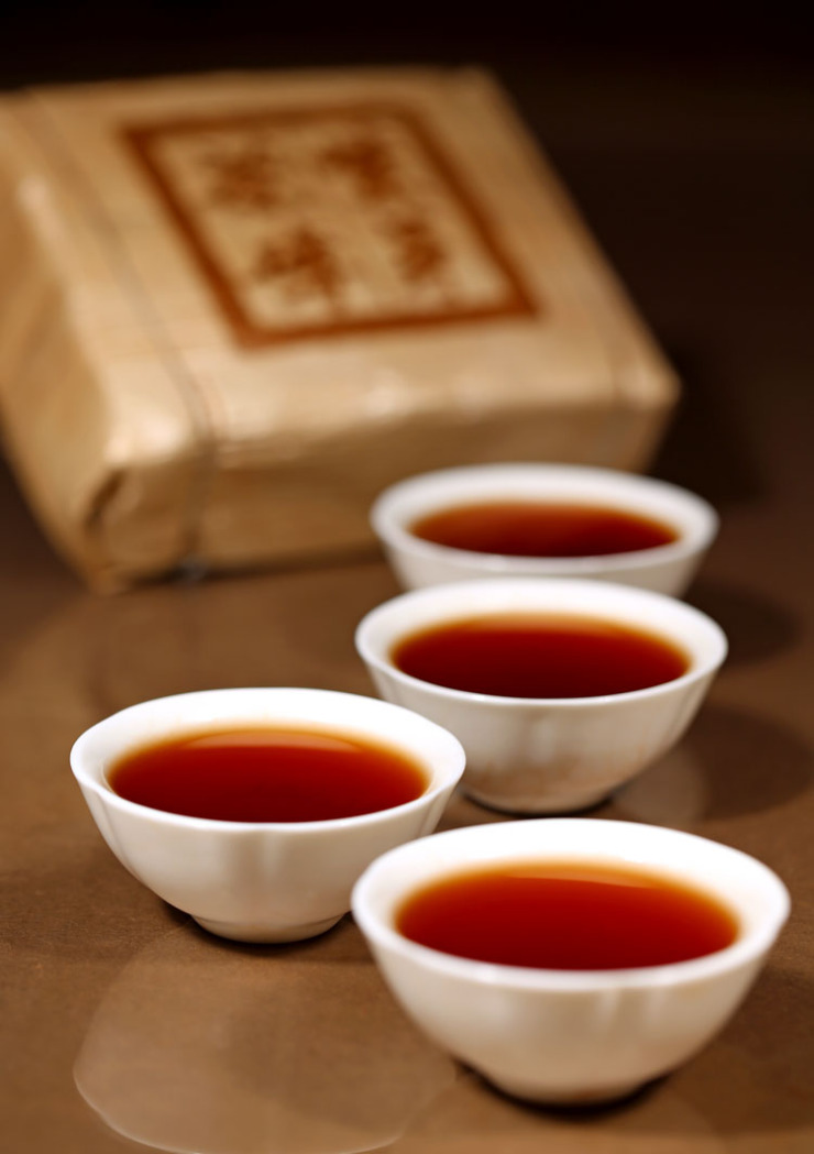 新益号 陈年干仓陈年普洱茶熟茶紫芽茶砖500g