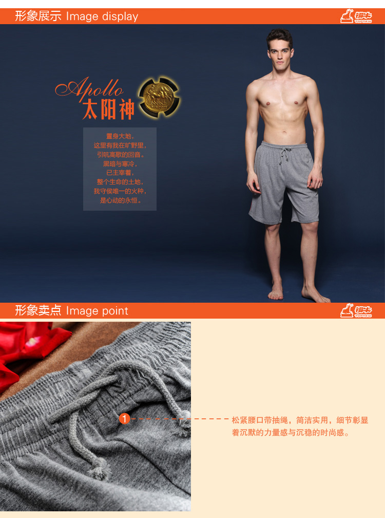 <em>铜牛</em>内衣 <em>汗布</em>休闲男<em>短裤</em> 6146-4691在京东商