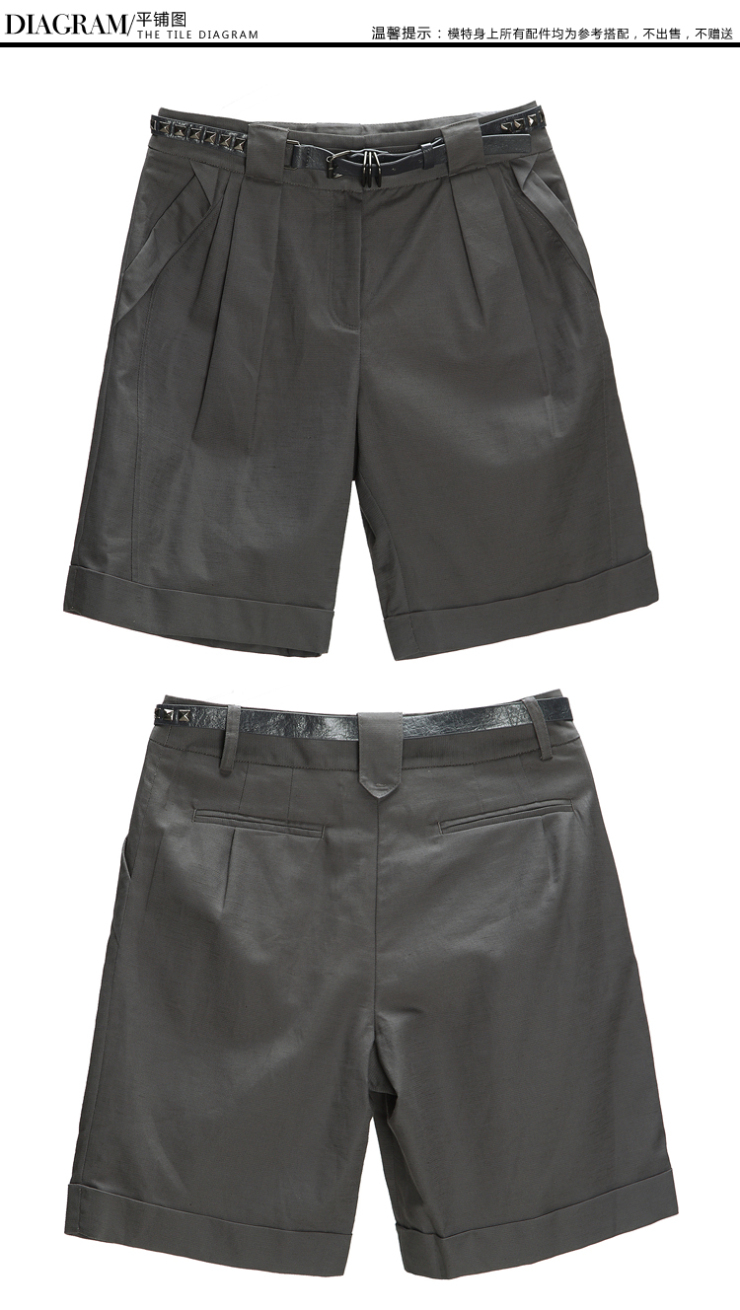 FINITY 菲妮迪女装 夏装新品 <em>欧版</em>百搭通勤<em>短裤</em>