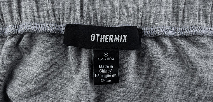 格 othermix 侧缝松紧针织半身裙打底裙<em>褶皱</em>A字