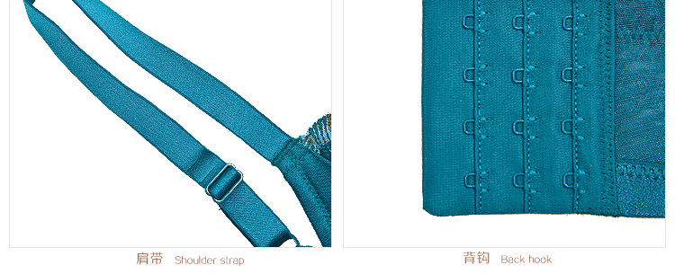 古今/GUJIN <em>3/4</em>杯海绵拼棉大罩杯<em>胸罩</em>侧收聚拢