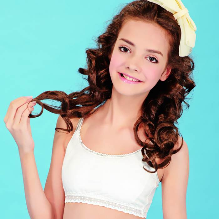 货<em>到</em>付款怡兰芬少女<em>文胸罩</em>学生发育期<em>小</em>背心蕾