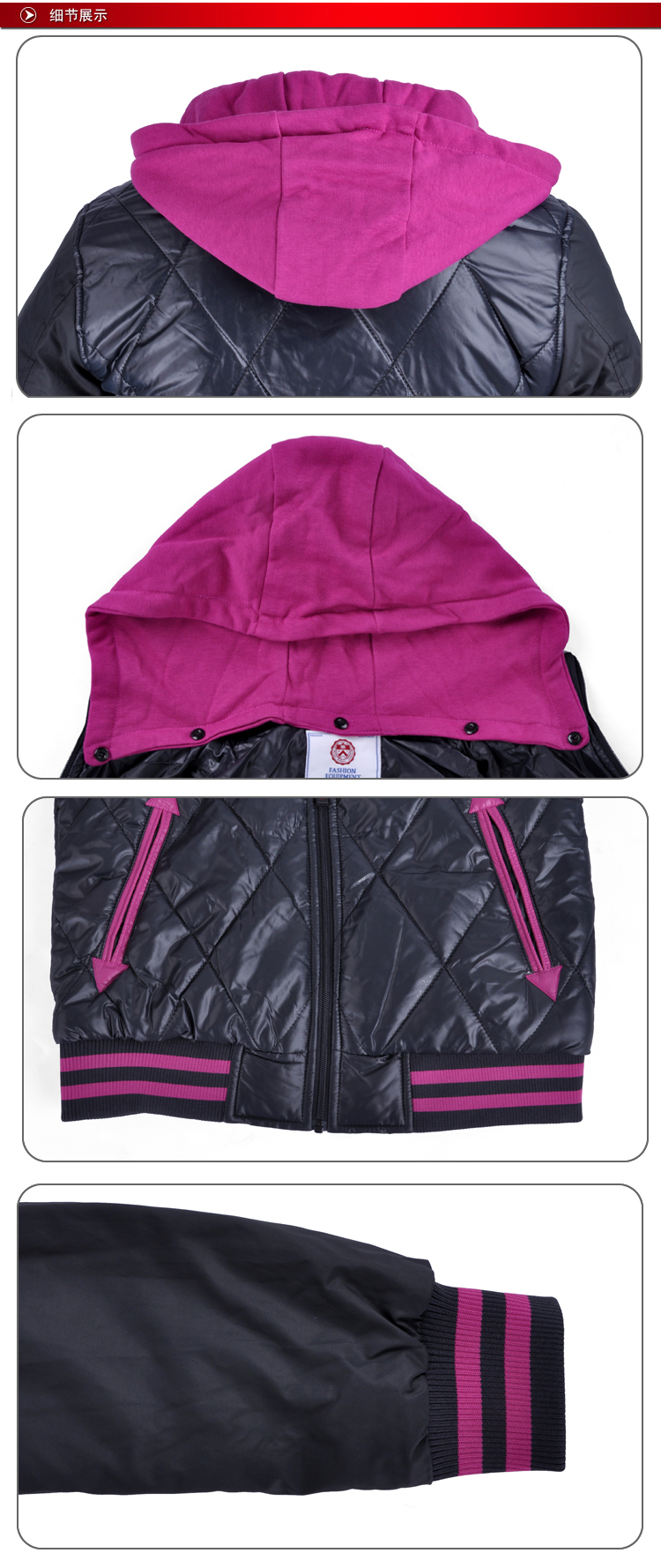 <em>特步</em>女装<em>棉衣外套</em>正品<em>冬装清仓特价</em>运动服保暖