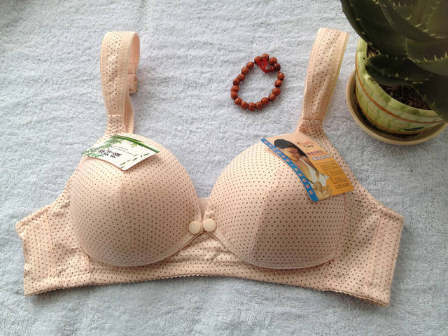 四季通用 产妇哺乳<em>文胸</em>/哺乳内衣 圆点孕妇<em>文胸</em>