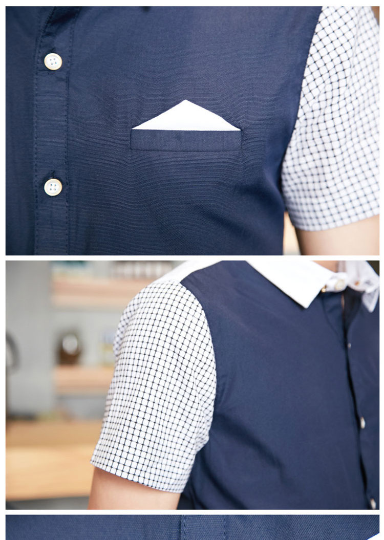 娜美莎琪可货到付款春夏新款<em>男装发型</em>师衬衣韩