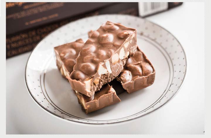 麦特德菲 西班牙巴布洛黑巧克力榛子酥糖300g