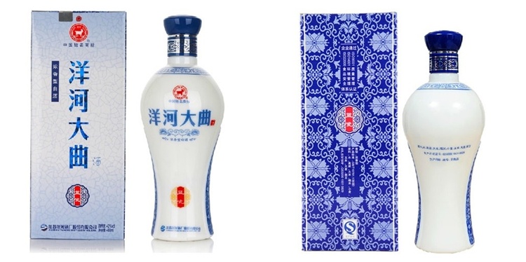 洋河大曲蓝瓷 42度480ML在京东商城的价格走