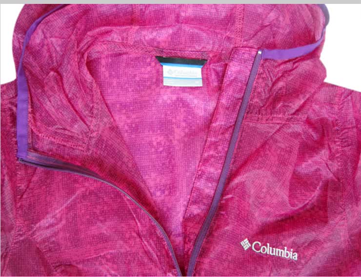 亚Columbia 皮肤风衣女户外皮肤衣速干<em>防水透</em>