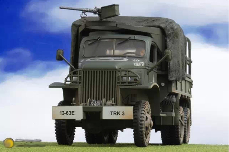 FOV1:32二战美军6x6军用卡车模型4兵人8025