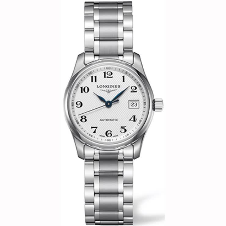 <em>浪琴LONGINES</em>名匠系列<em>女款</em>自动<em>机械腕表</em>精钢