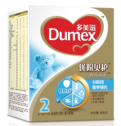 多美滋Dumex金盾多领加延续较大婴儿配方奶