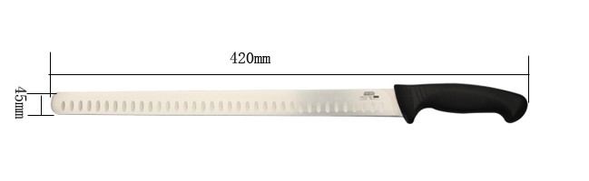 SEAGLON凹槽薄片刀裱花刀西瓜刀烘培刀蛋糕刀面包刀L420mm×W45mm