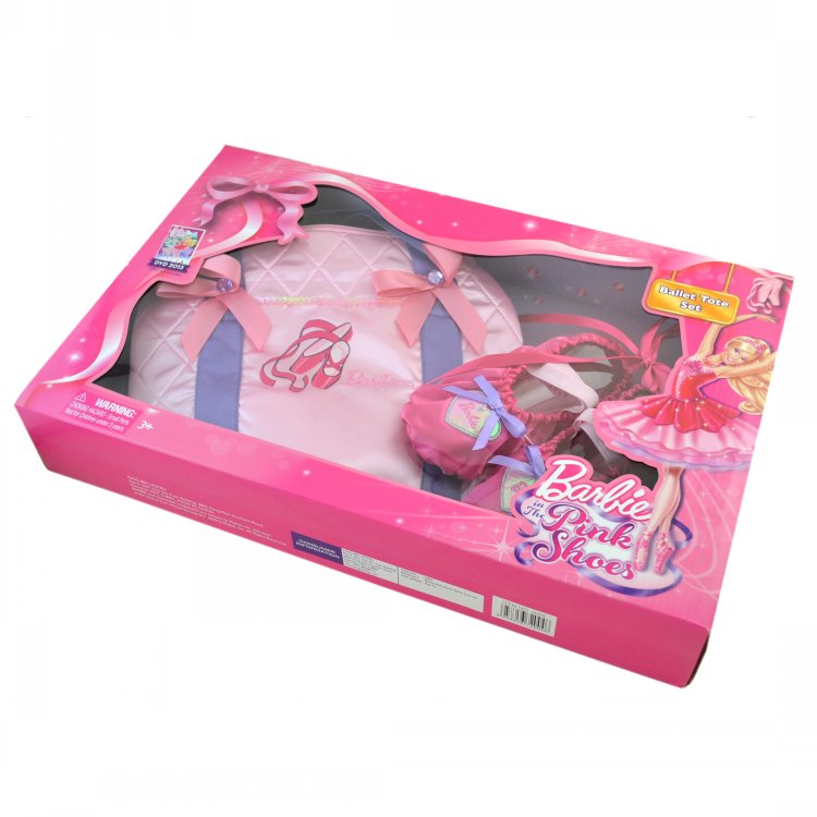 芭比Barbie 手提包 芭蕾<em>跳舞鞋</em> 公主舞蹈鞋 儿童