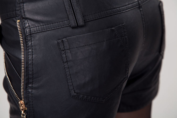 包邮尚雅姿<em>2014</em>春<em>新款皮短裤</em>女韩版修身PU短