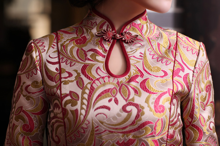 连衣裙花色哪里买卖比较好的 旗袍式连衣裙价