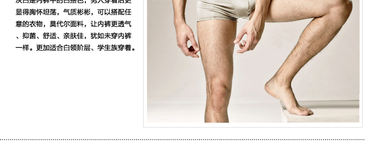 <em>浪莎男士内裤批发</em> 四角内裤男 竹浆纤维内裤男