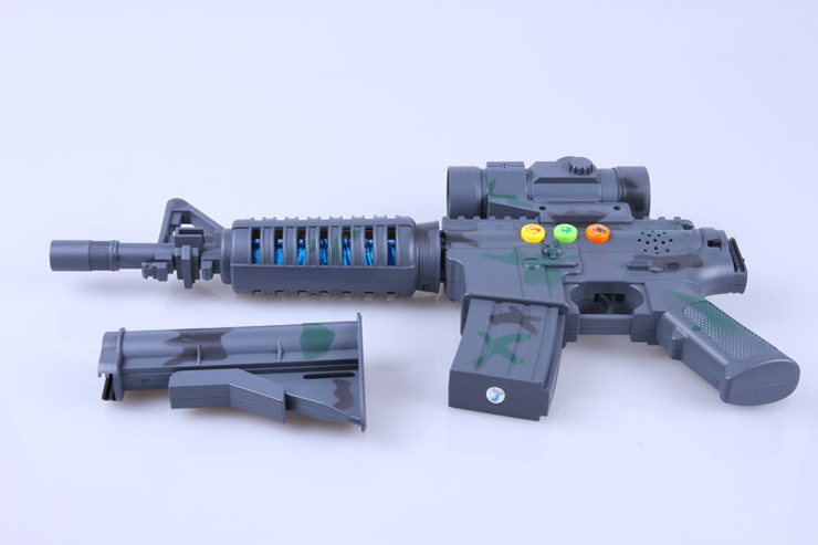 电动玩具枪 声光冲锋枪 儿童玩具枪 男孩玩具 狙