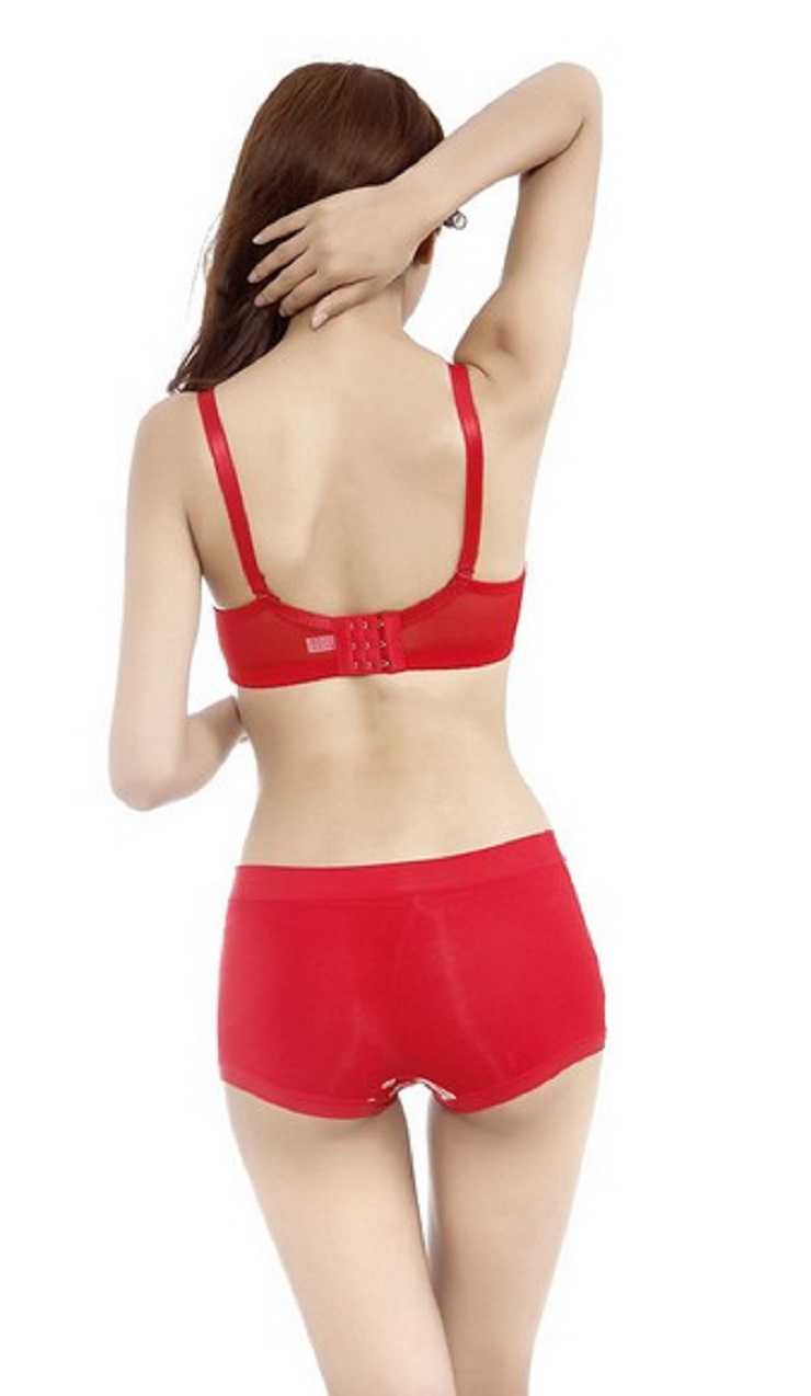 魔术软弓 柔珠<em>胸罩</em> 品牌内衣 大红色在<em>京东商城</em>