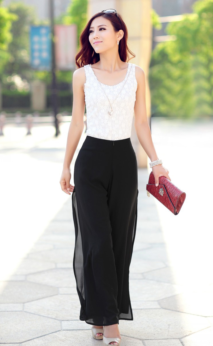 批发采购女式休闲裤-阔腿裤 2014春夏女装韩版