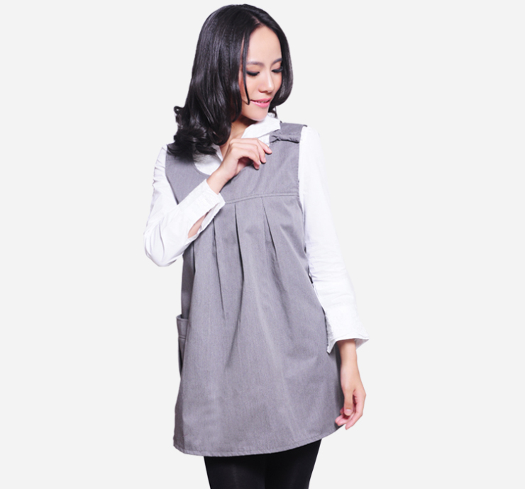 派蒙防辐射孕妇装 可爱甜美马甲裙PMA-2004