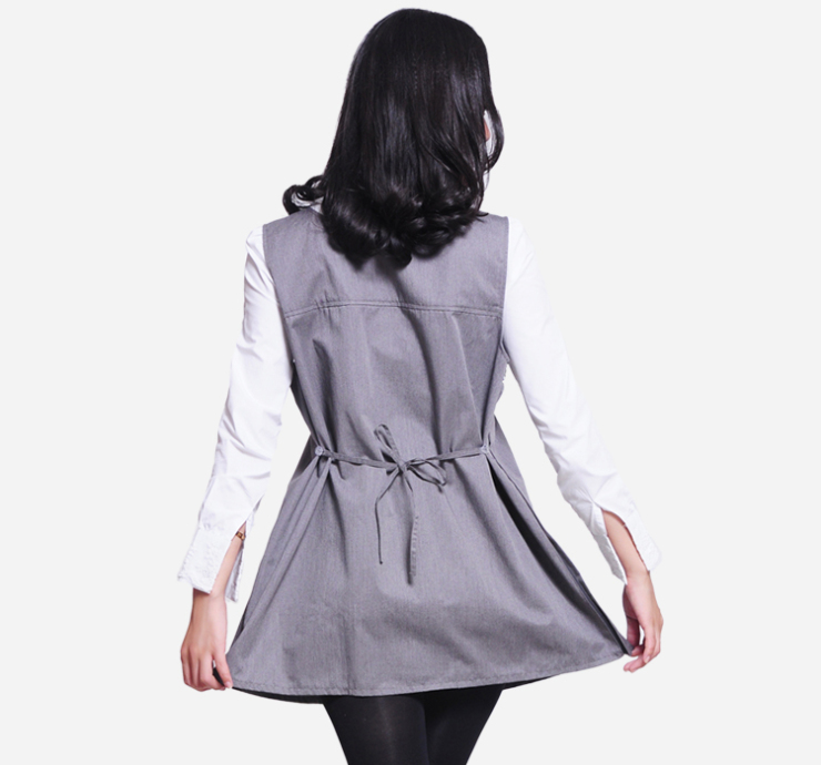 派蒙防辐射孕妇装 可爱甜美马甲裙PMA-2004