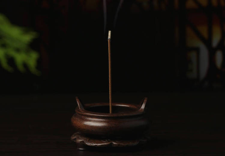 紫光檀 熏香炉 卧香炉 沉香檀香线香香炉 香板点