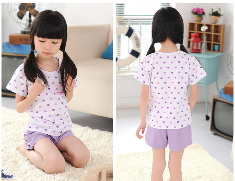 特价 <em>阿拉</em>兜春夏款纯棉儿童睡衣 <em>小女孩</em>内衣套