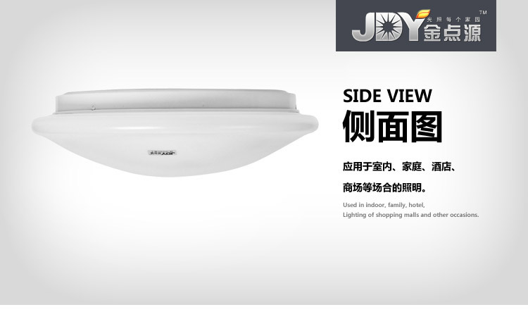 D灯 LED吸顶灯12W15W18W24W现代简约卧室厨房客厅灯过道灯 高亮 白光 12W